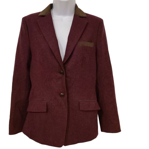 Brooks Brothers Jackets & Blazers - Brooks Brothers stellita Fit Burgundy Blazer size 6